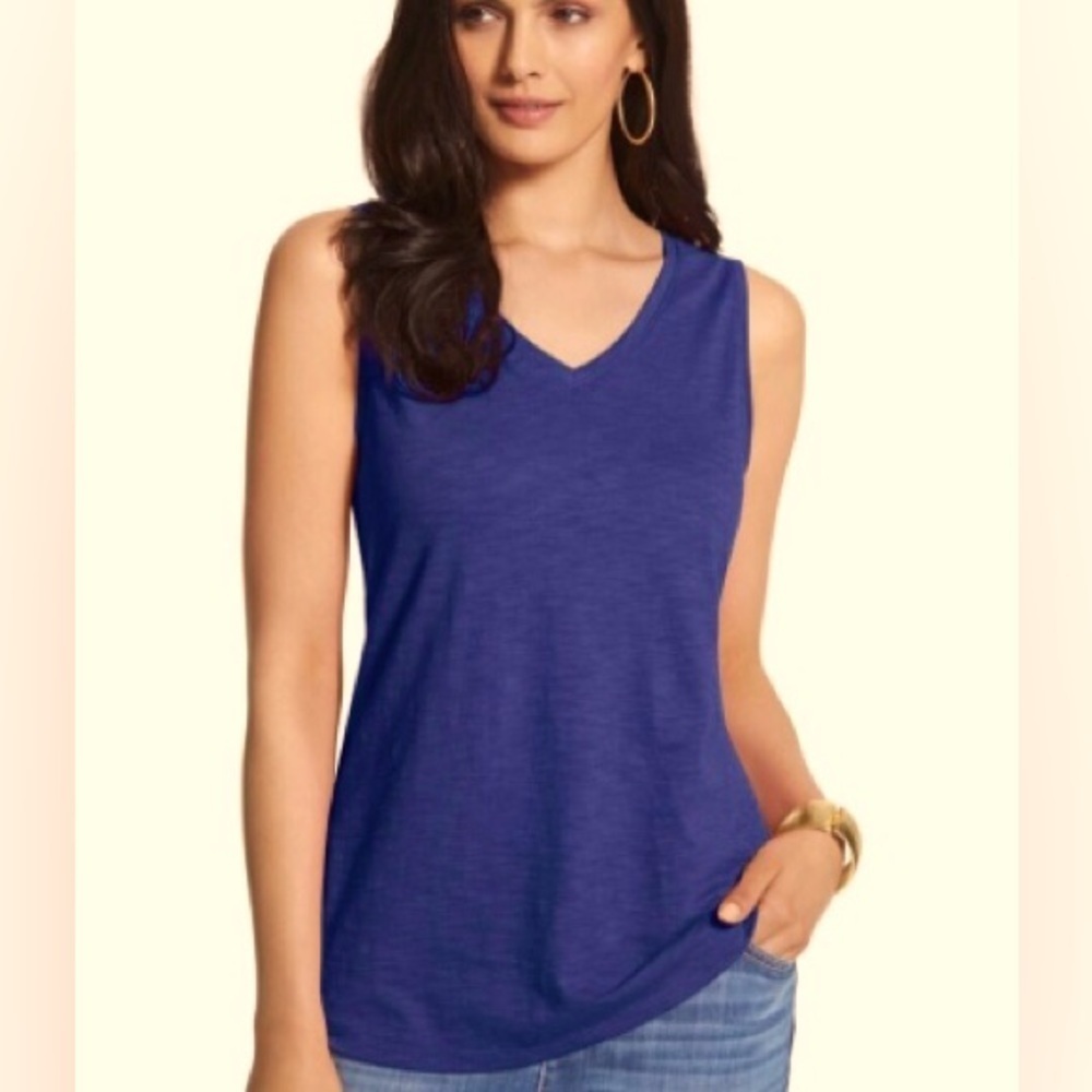 Chicos Size 3/XL Cotton Tank Top
